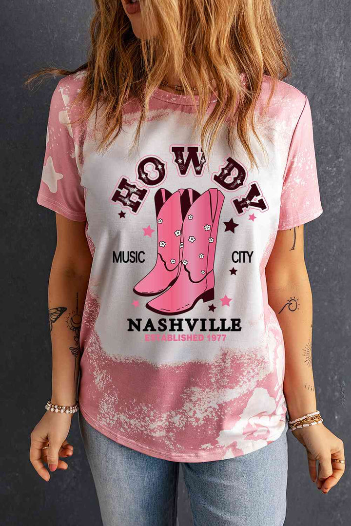 Cowboy Boots Graphic Short Sleeve Tee | 1mrk.com