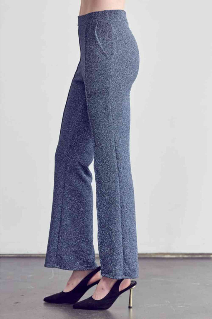 Jade By Jane Full Size Center Seam Straight Leg Pants in Denim | 1mrk.com
