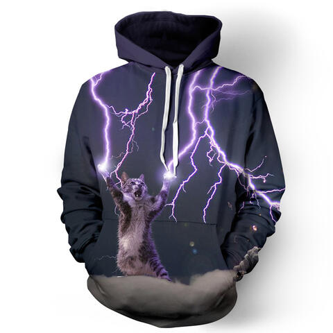 Full Size Printed Drawstring Hoodie with Pockets |1mrk.com