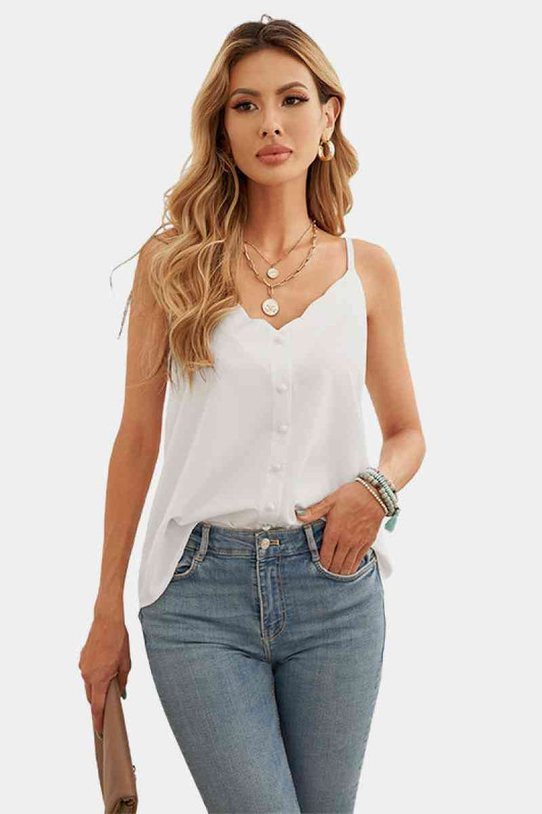 Button down CamisoleTop | 1mrk.com