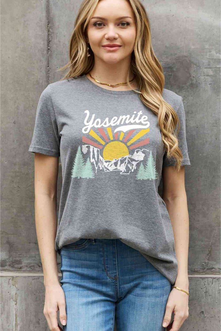 Simply Love Full Size YOSEMITE Graphic Cotton Tee | 1mrk.com