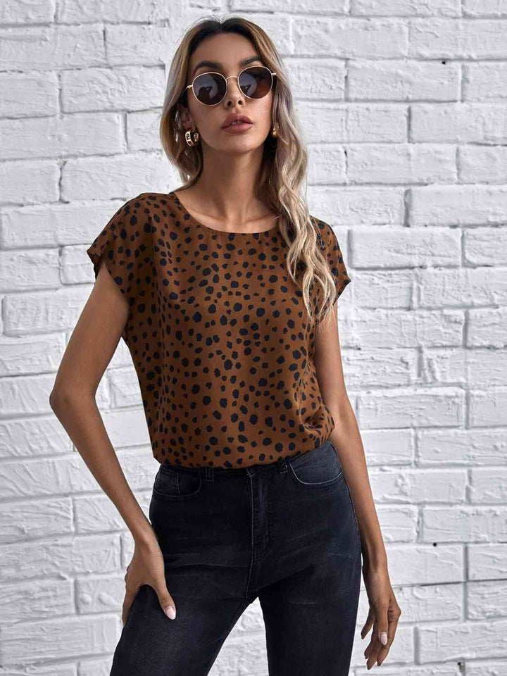 Twisted Open Back Blouse | 1mrk.com