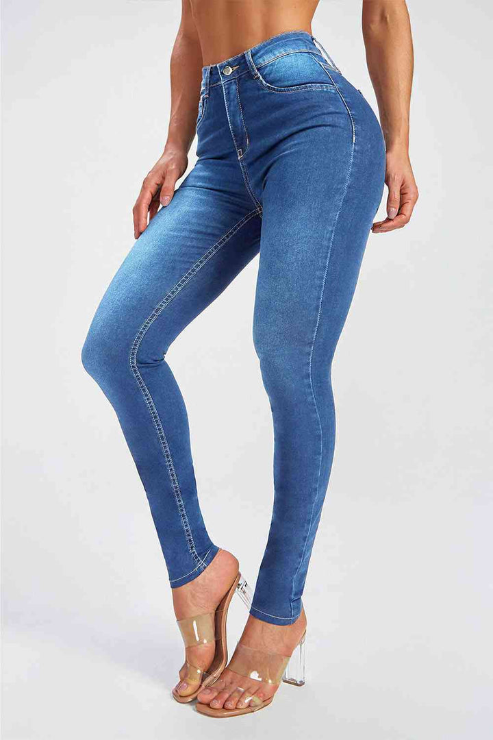 Buttoned Skinny Jeans | 1mrk.com