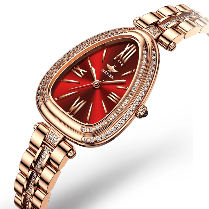 oupinke 3192 Women Watches Fashion Luxury Diamond Drop-Shaped oupinke