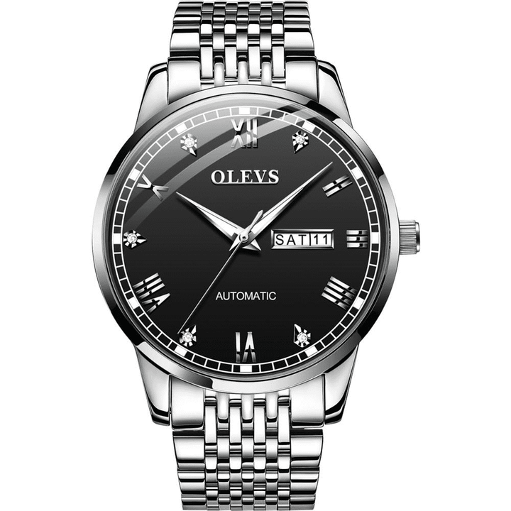OLEVS 6602 Watches Business Men Diamond Classic Calendar OLEVS