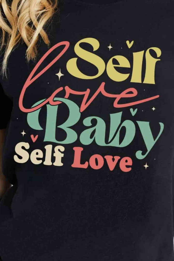 Simply Love SELF LOVE BABY SELF LOVE Graphic Cotton T-Shirt | 1mrk.com