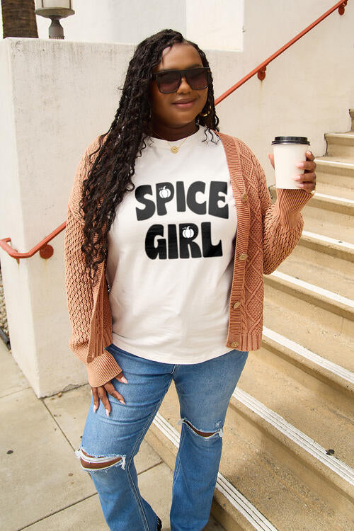 Simply Love Full Size SPICE GIRL Short Sleeve T-Shirt | 1mrk.com