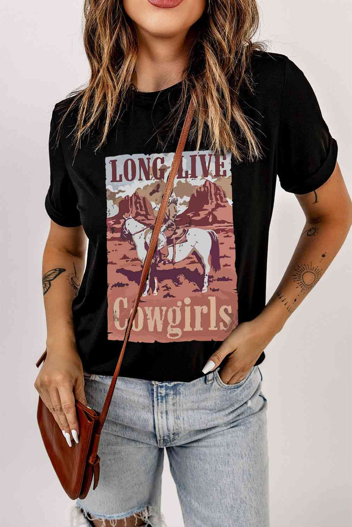 LONG LIVE COWGIRLS Graphic Tee | 1mrk.com