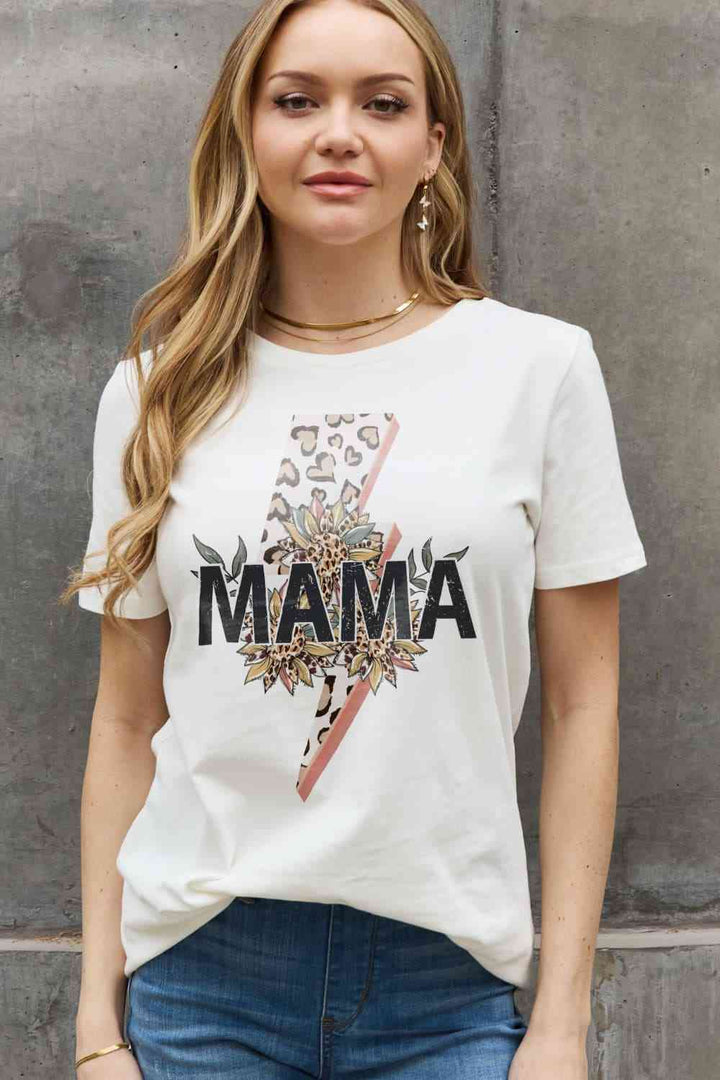 Simply Love Full Size MAMA Graphic Cotton Tee | 1mrk.com