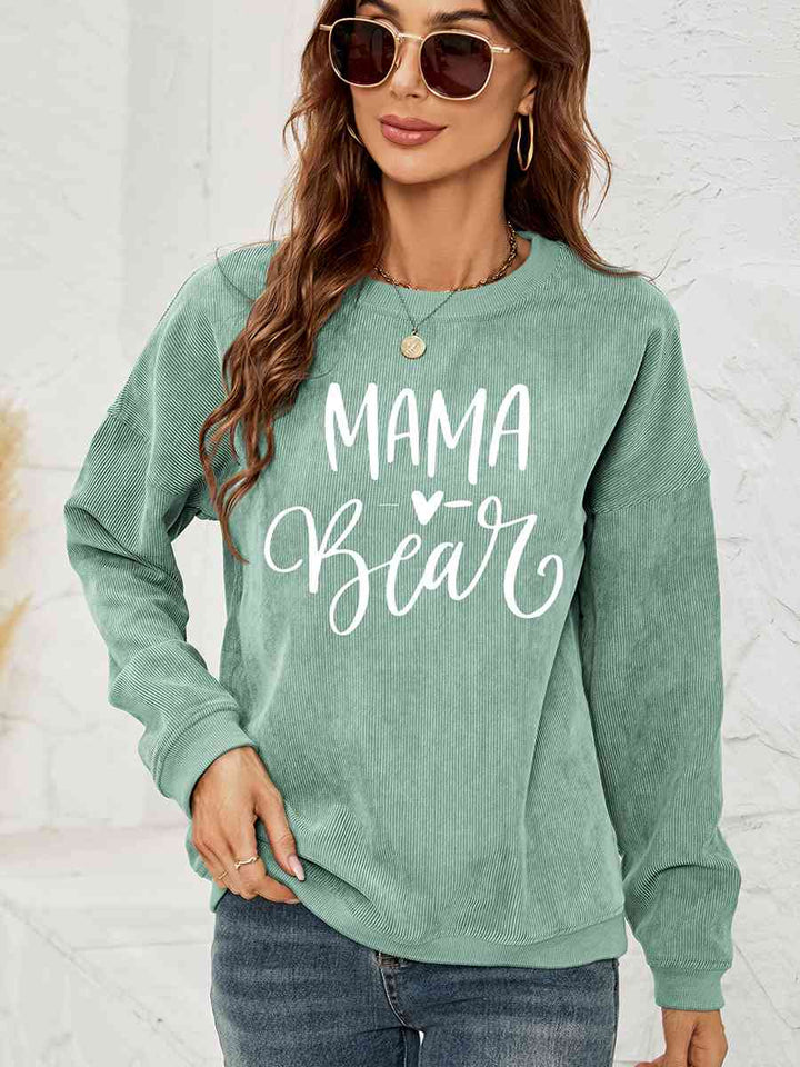 MAMA Graphic Round Neck Sweatshirt |1mrk.com