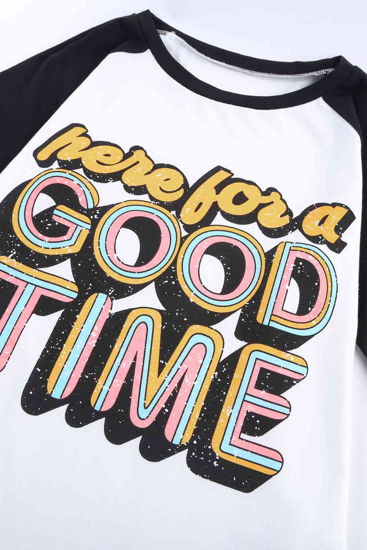 HERE FOR A GOOD TIME Tee Shirt | 1mrk.com