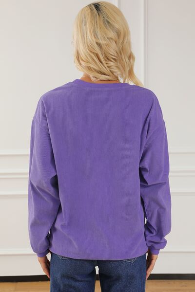 MAMA Round Neck Drop Shoulder Sweatshirt |1mrk.com