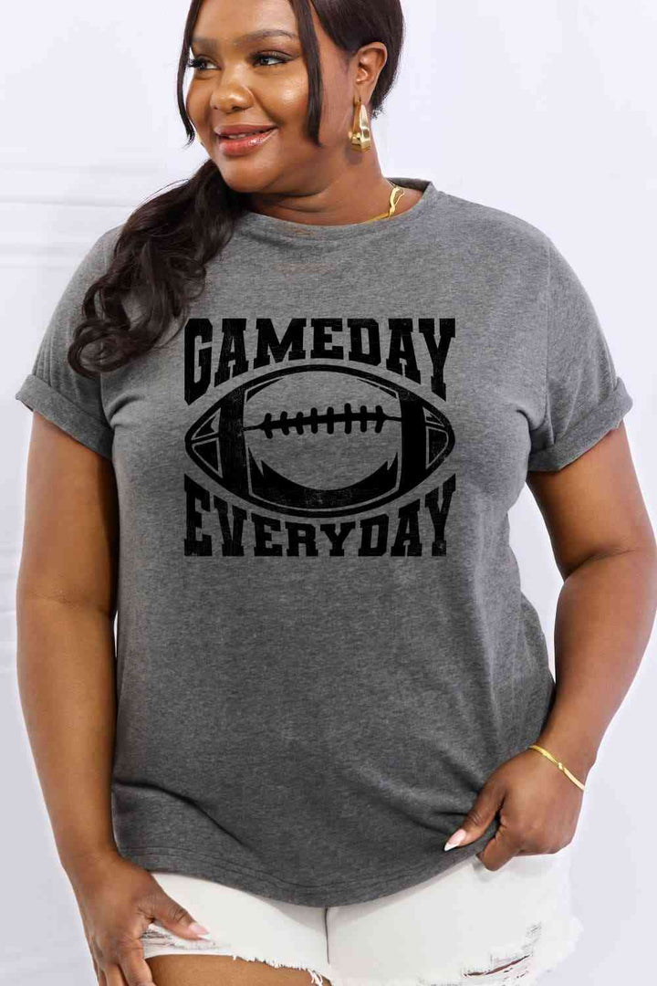 Simply Love Full Size GAMEDAY EVERYDAY Graphic Cotton Tee | 1mrk.com