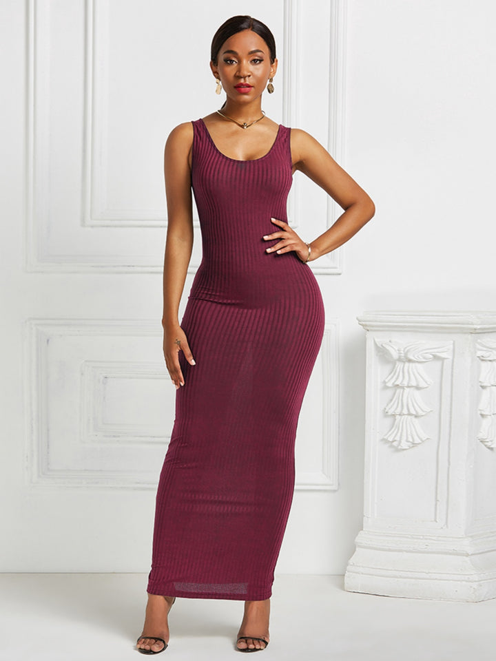 Scoop Neck Wide Strap Maxi Dress | Trendsi