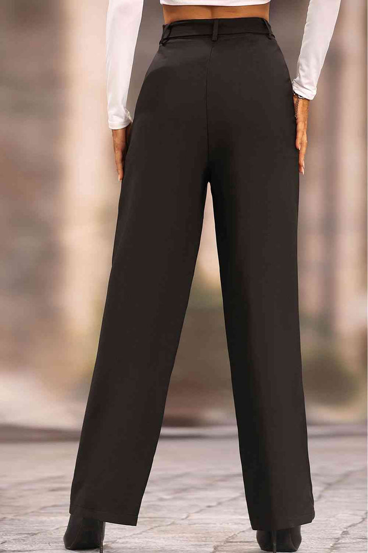 Long Loose Fit Straight Pants | 1mrk.com