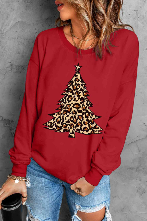 Christmas Tree Graphic Sweatshirt |1mrk.com