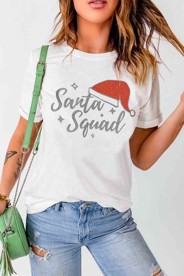 SANTA SQUAD Graphic Short Sleeve T-Shirt | 1mrk.com