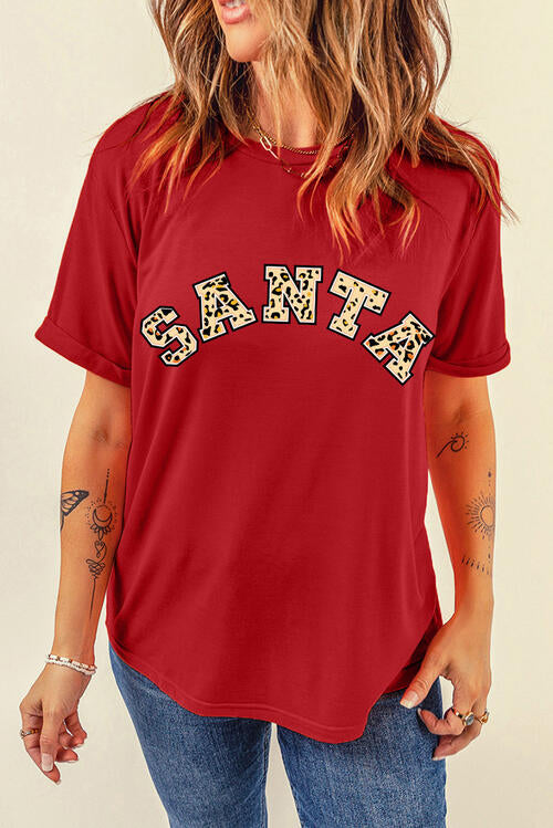 SANTA Graphic Short Sleeve T-Shirt | 1mrk.com