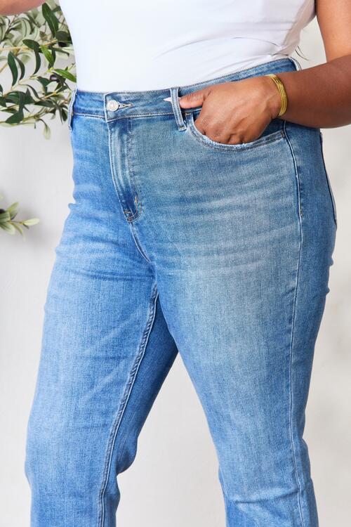 BAYEAS Full Size High Waist Straight Jeans |1mrk.com