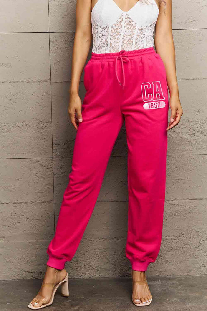 Simply Love Simply Love Full Size CA 1850 Graphic Joggers | 1mrk.com