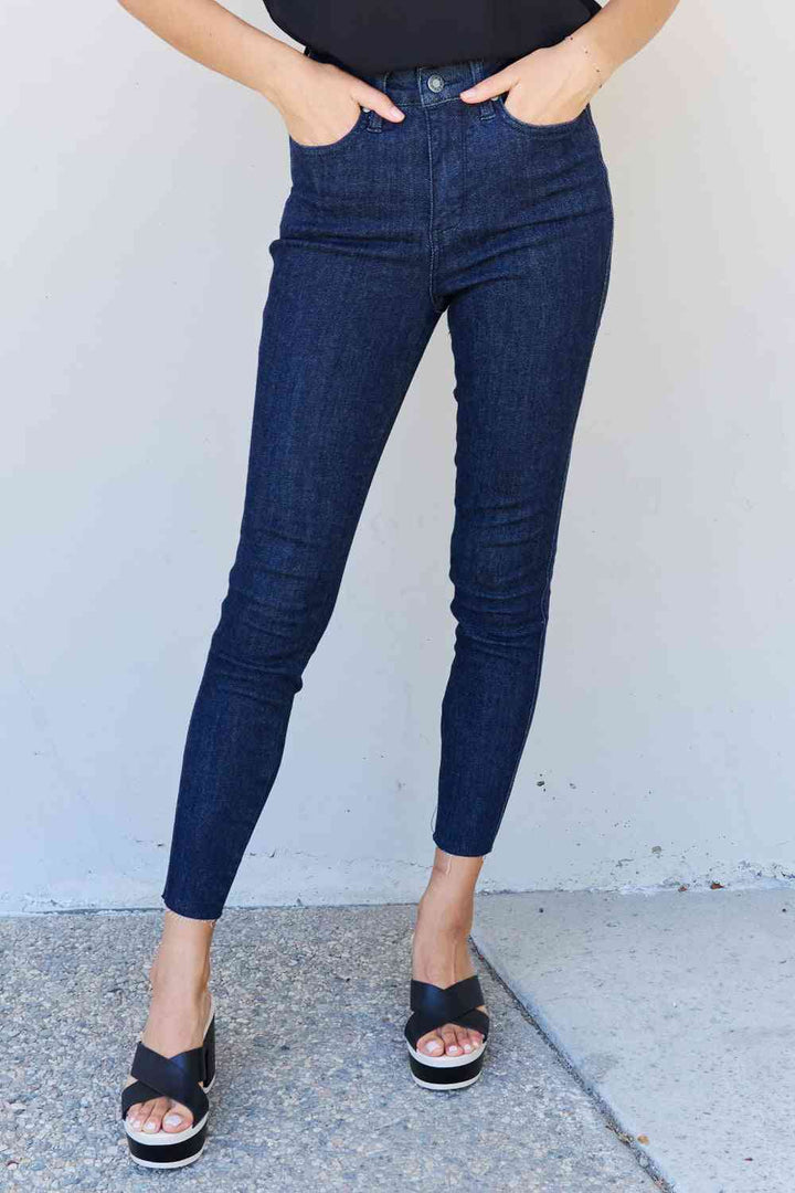 Judy Blue Esme Full Size Tummy Control High Waist Skinny Jeans | 1mrk.com