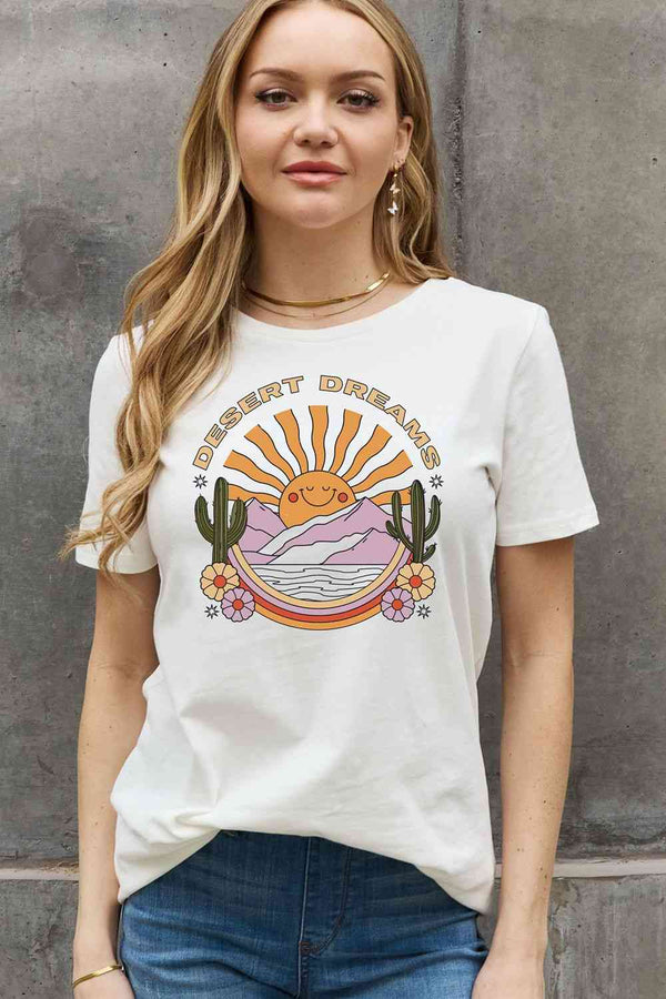 Simply Love Full Size DESERT DREAMS Graphic Cotton Tee | 1mrk.com