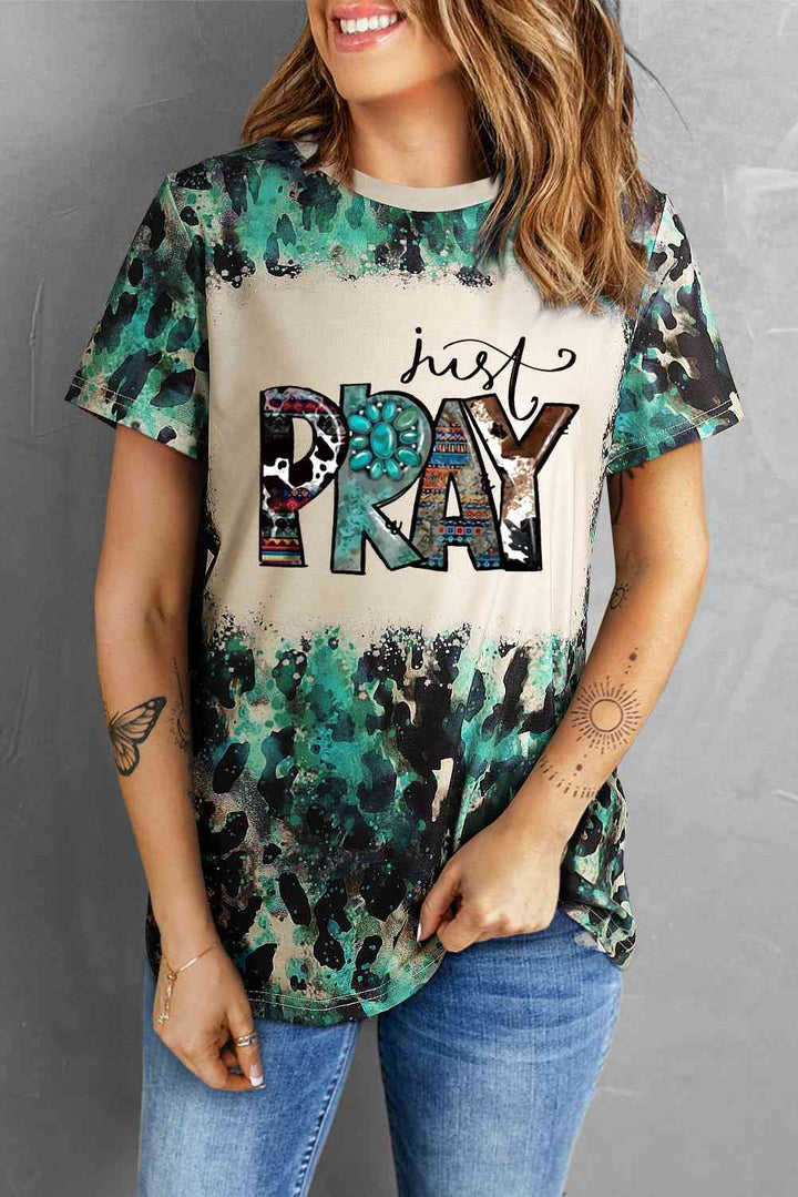 JUST PRAY Graphic Tee Shirt | 1mrk.com