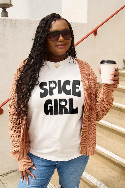 Simply Love Full Size SPICE GIRL Short Sleeve T-Shirt | 1mrk.com