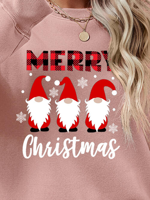 MERRY CHRISTMAS Long Sleeve Sweatshirt |1mrk.com