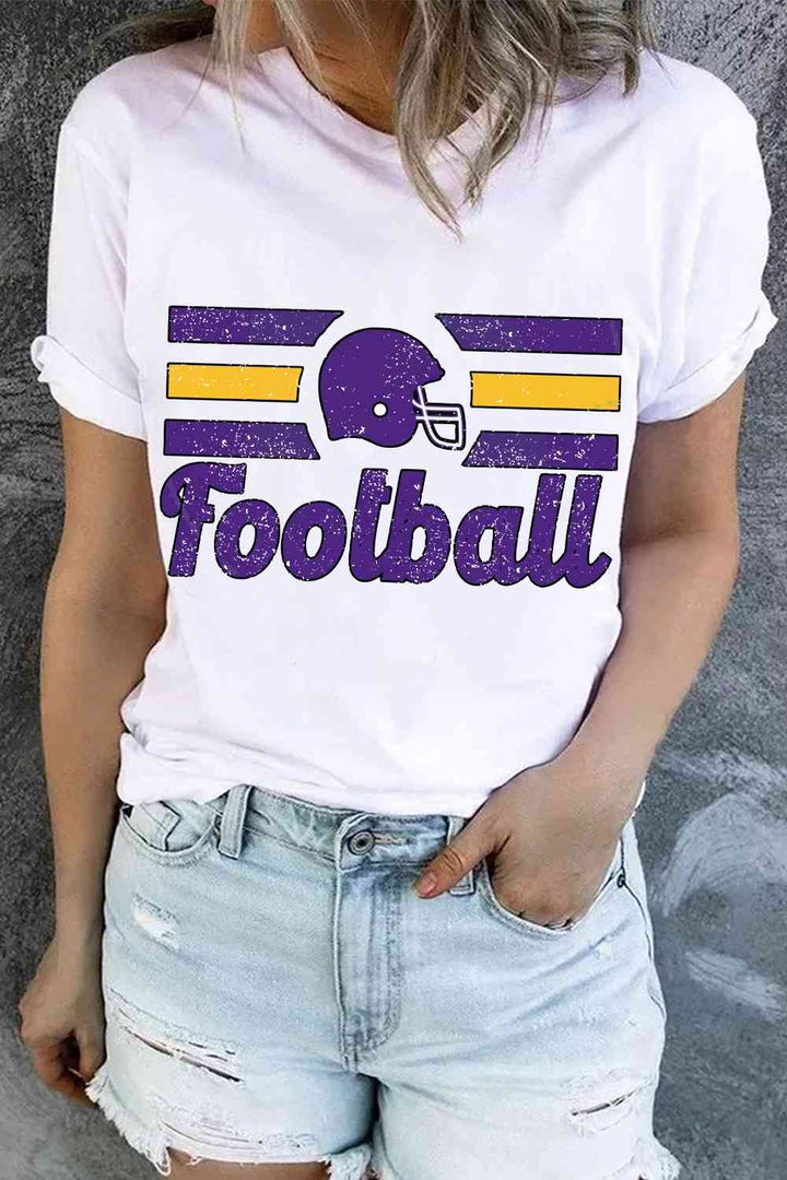 FOOTBALL Graphic Short Sleeve T-Shirt | 1mrk.com
