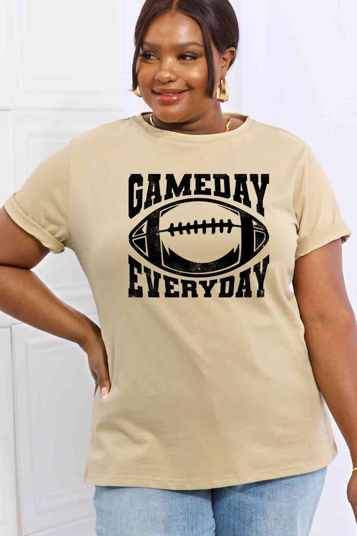 Simply Love Full Size GAMEDAY EVERYDAY Graphic Cotton Tee | 1mrk.com