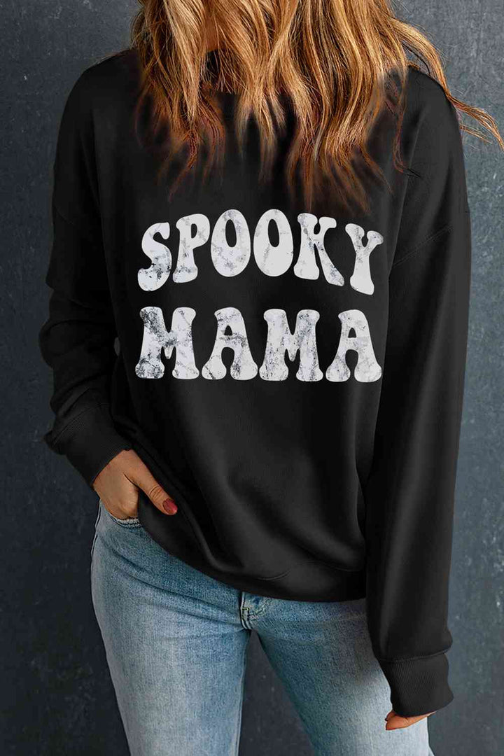 SPOOKY MAMA Graphic Sweatshirt |1mrk.com