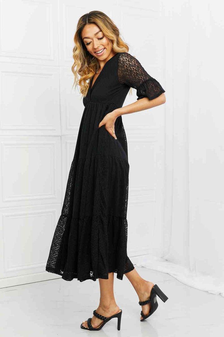 P & Rose Lovely Lace Full Size Tiered Dress | 1mrk.com
