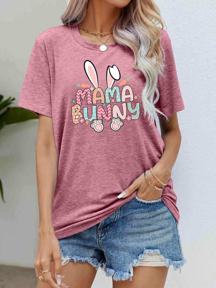 MAMA BUNNY Easter Graphic Short Sleeve Tee | 1mrk.com