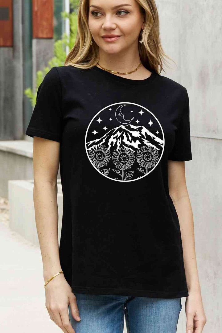 Simply Love Full Size Graphic Cotton Tee Shirt | 1mrk.com