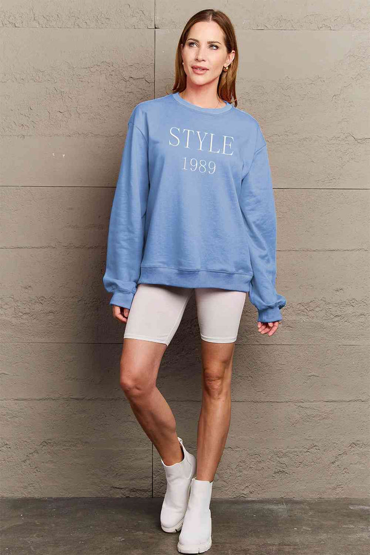 Simply Love Full Size STYLE 1989 Graphic Sweatshirt |1mrk.com