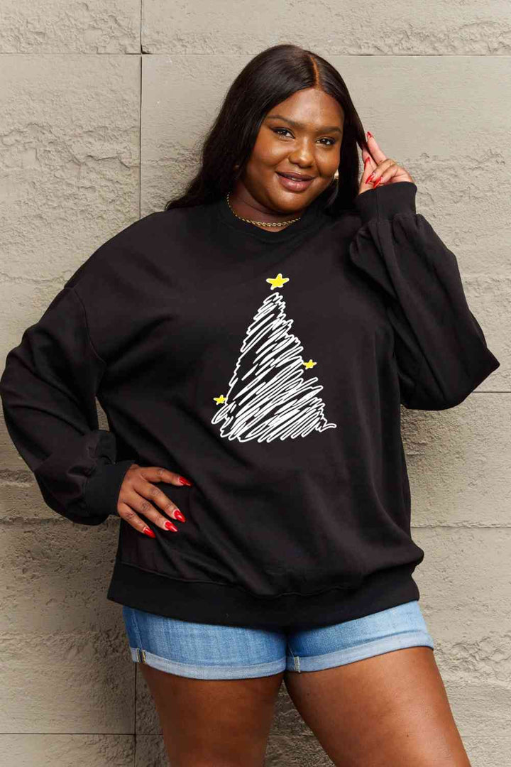 Simply Love Full Size Graphic Sweatshirt |1mrk.com