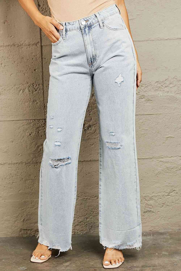 BAYEAS High Waist Flare Jeans | 1mrk.com