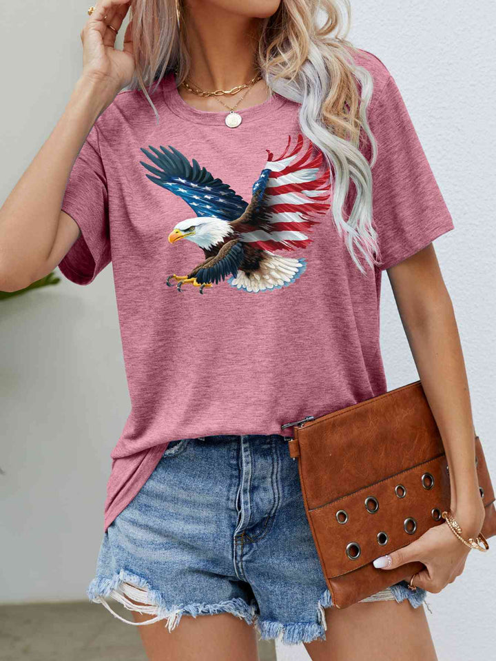 US Flag Eagle Graphic Tee | 1mrk.com