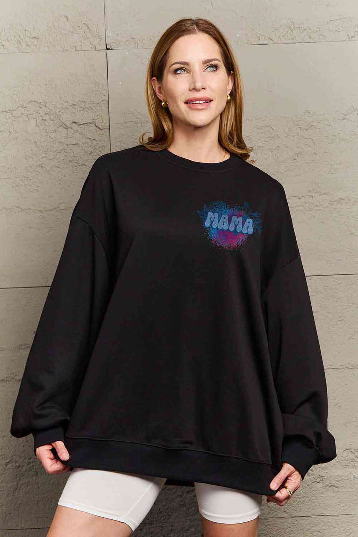 Simply Love Simply Love Full Size MAMA Graphic Sweatshirt |1mrk.com