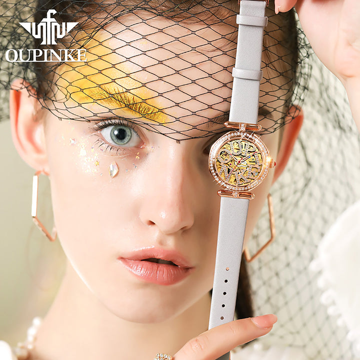 Oupinke 3175 High-quality brand mechanical watch for woman | 1mrk.com