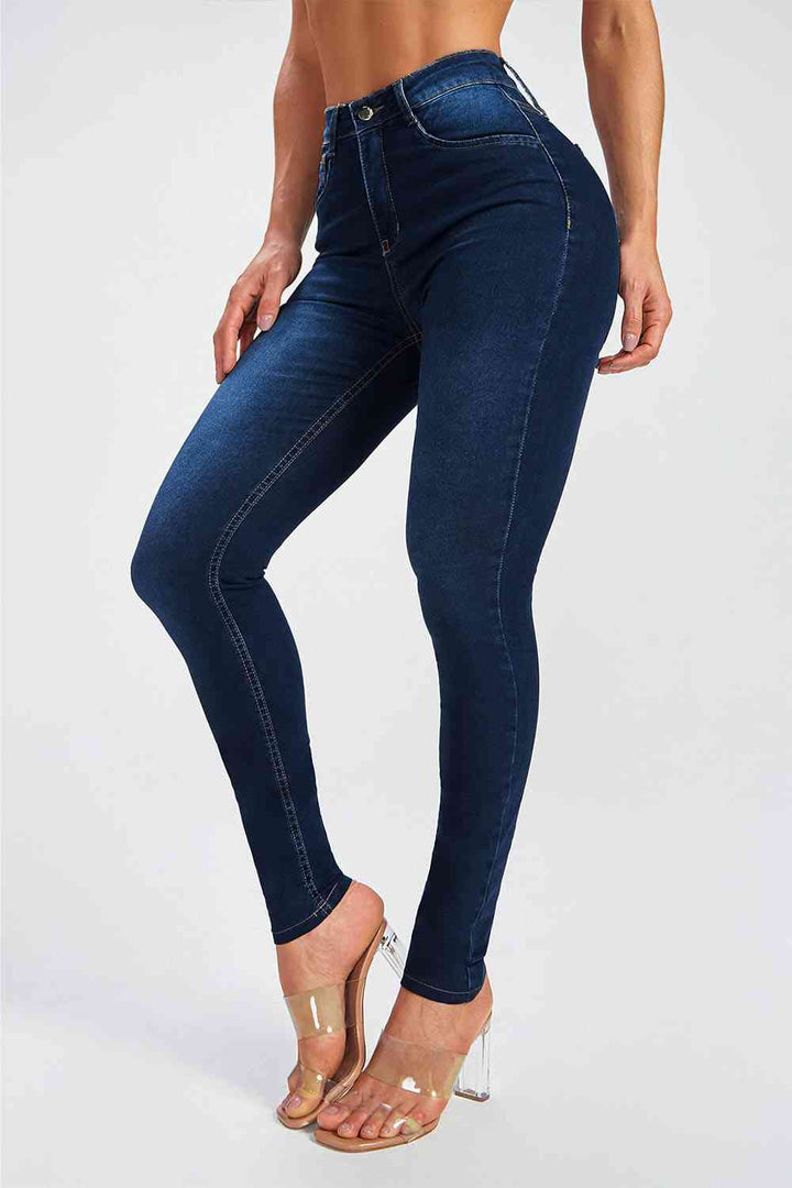 Buttoned Skinny Jeans | 1mrk.com