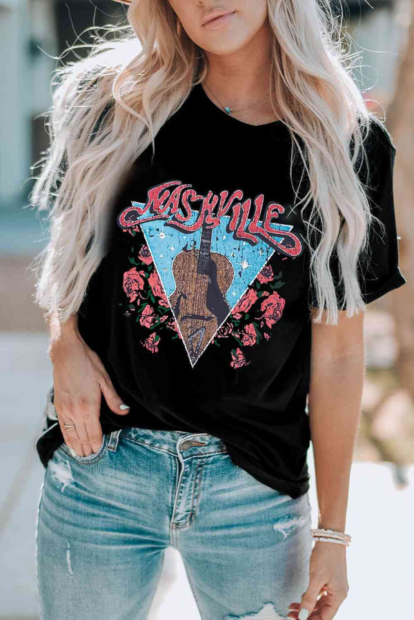 NASHVILLE Graphic T-Shirt | 1mrk.com