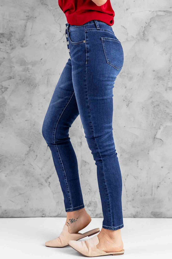 Baeful What You Want Button Fly Pocket Jeans | 1mrk.com