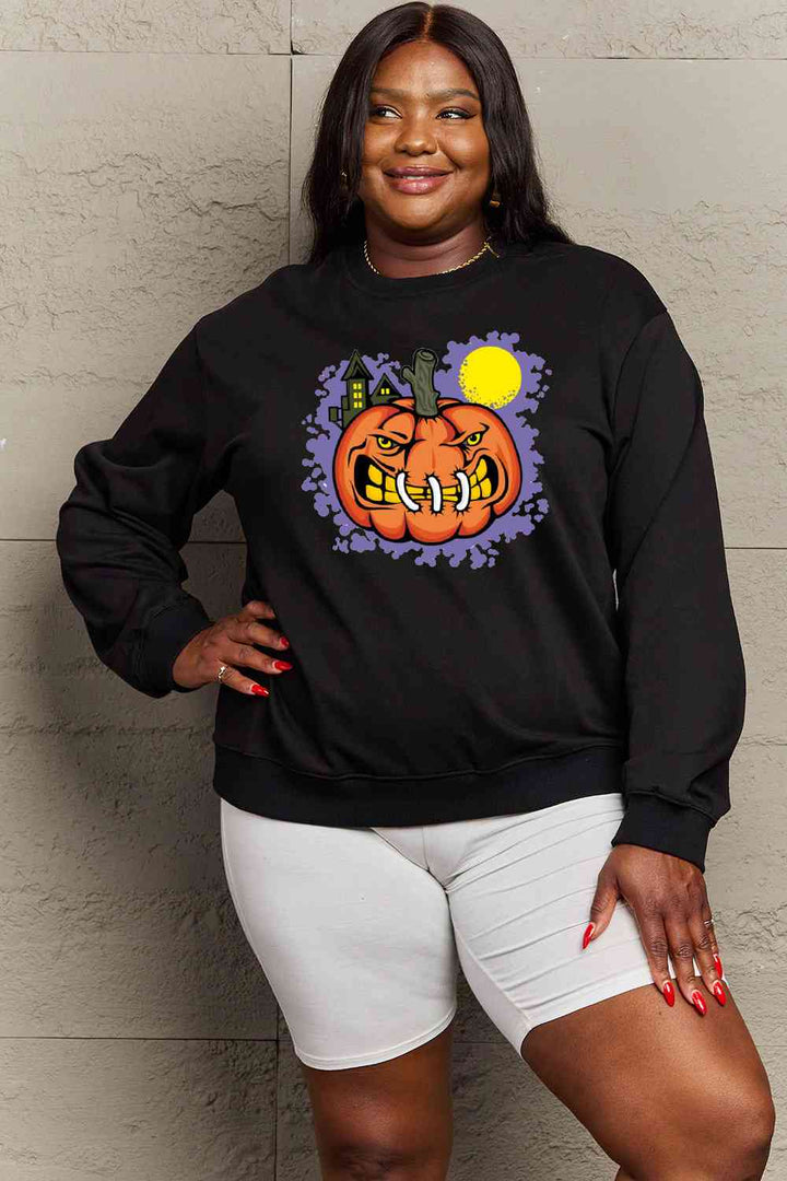 Simply Love Full Size Graphic Round Neck Sweatshirt |1mrk.com