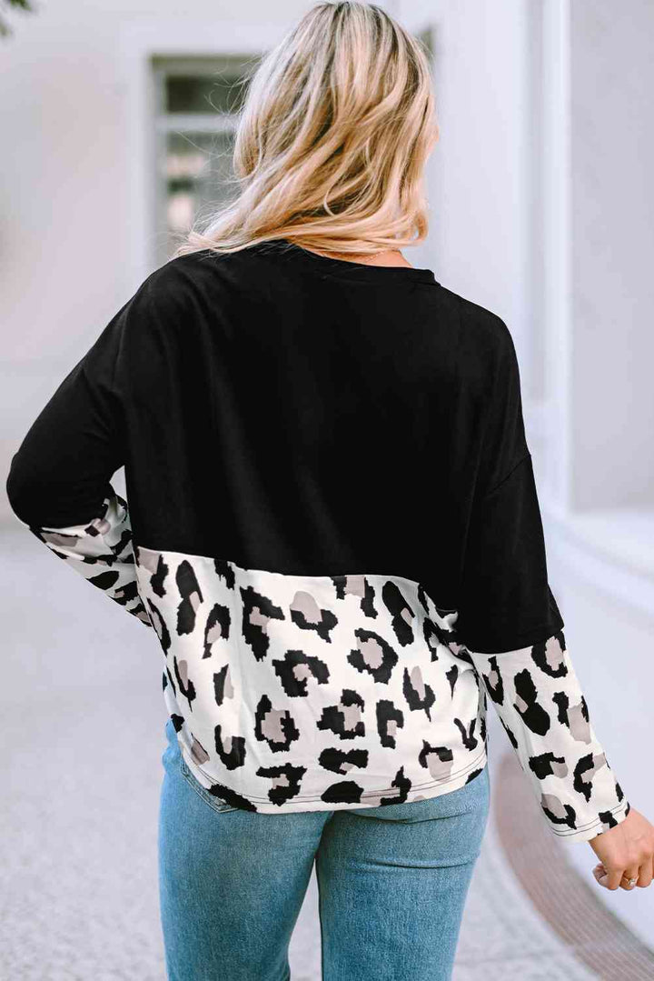 Leopard Long Sleeve T-Shirt | 1mrk.com