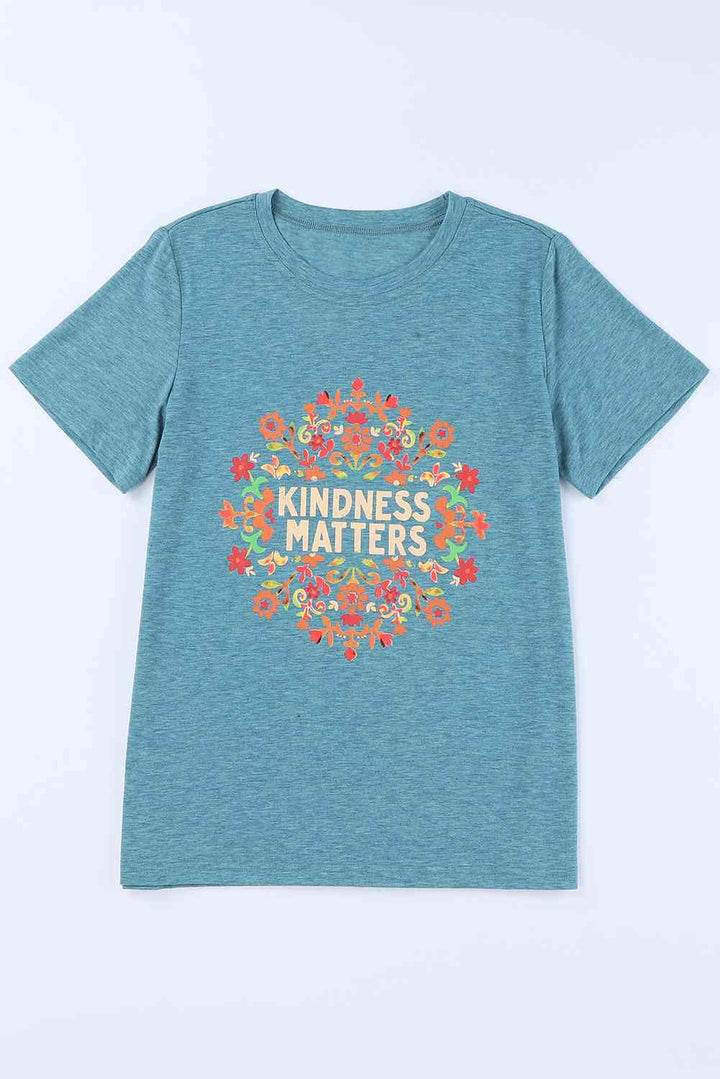 KINDNESS MATTERS Flower Graphic Tee | 1mrk.com