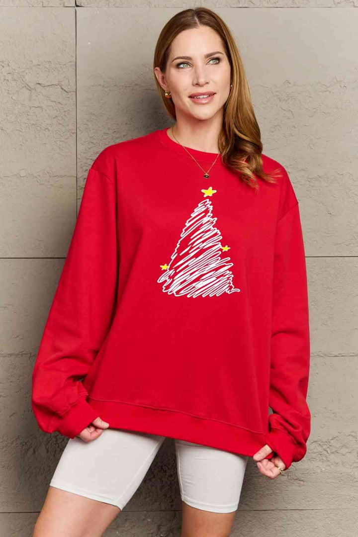 Simply Love Full Size Graphic Sweatshirt |1mrk.com