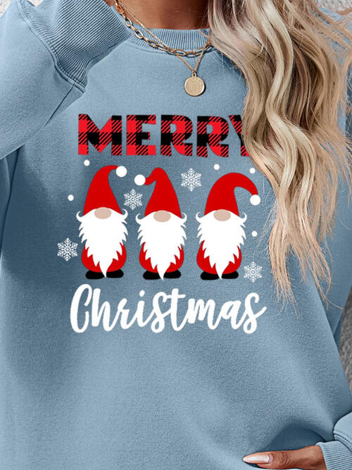 MERRY CHRISTMAS Long Sleeve Sweatshirt |1mrk.com