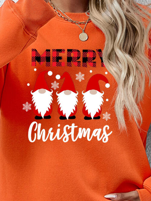 MERRY CHRISTMAS Long Sleeve Sweatshirt |1mrk.com